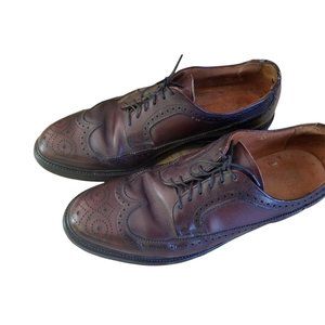 VTG TOWNCRAFT Men's Pebble Grain Longwings Wingtip Size 10.5 D Medium
